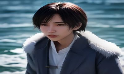 年轻用户手持手机浏览老鸭窝平台，坐在明亮咖啡馆内，轻松休闲氛围